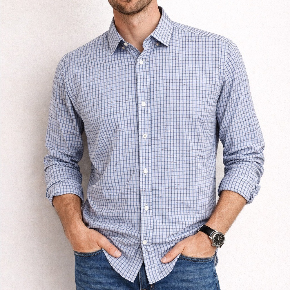 MIZZEN+MAIN‎ Men's Dress Shirt Medium